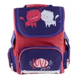 Ранец Стандарт LeonВergo Mini DS №3 36x27x15 см, Love cats  - фото 4