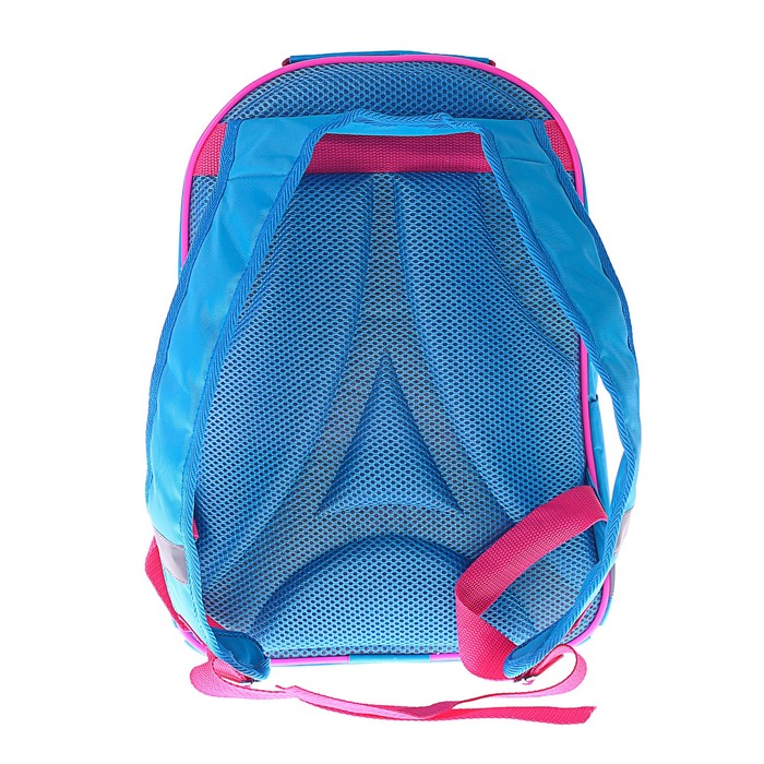 Рюкзак школьный с эргономической спинкой Luris Тимошка 37x26x13 см для девочки, «Колибри» 
