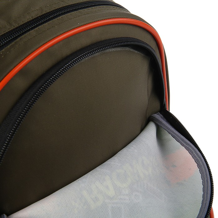 Рюкзак школьный с эргономической спинкой Luris Антошка 37x26x13 см для мальчика, «Мото» 