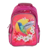 Рюкзак школьный Junior Prime "Колибри", эргономичная спинка 
