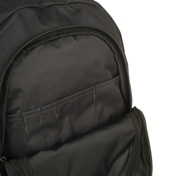 Рюкзак молодёжный Stavia 44 х 30 х 17 см, эргономичная спинка, «Юность», чёрный/лиловый 