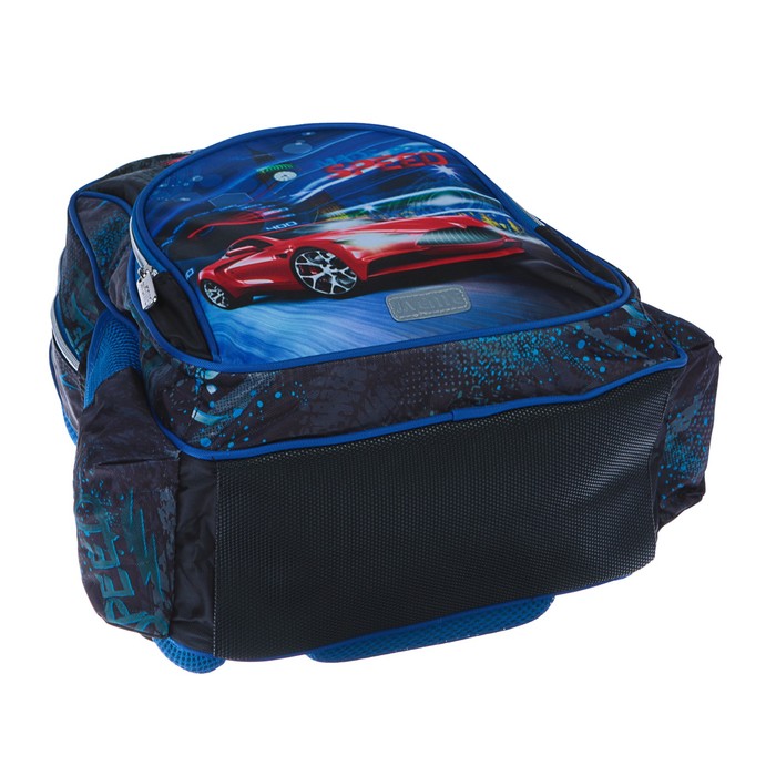 Рюкзак школьный с эргономичной спинкой deVENTE Basic, 38 х 28 х 12, для мальчика, Made for Speed 