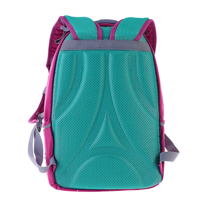 Рюкзак школьный с эргономической спинкой Luris Спринт 37x26x13 см для девочки, «Очки» 