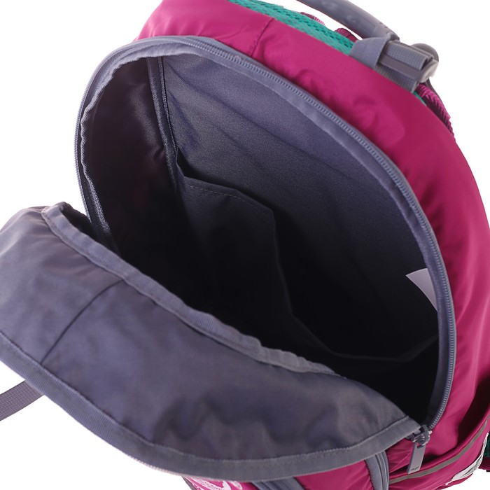 Рюкзак школьный с эргономической спинкой Luris Спринт 37x26x13 см для девочки, «Очки» 