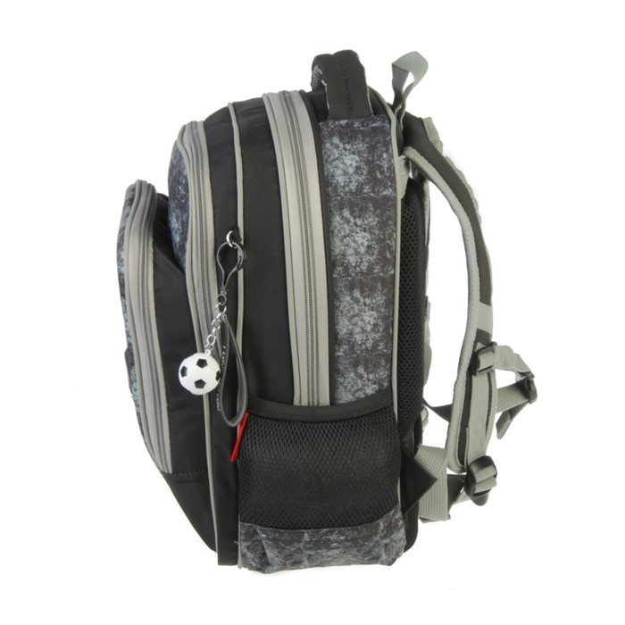 Рюкзак школьный Across CH640, 37 х 26 х 16 см, эргономичная спинка, чёрный 