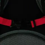 Рюкзак школьный Across CH550, 39 х 29 х 17 см, эргономичная спинка, чёрный/красный  - фото 8