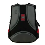 Рюкзак школьный Across CH550, 39 х 29 х 17 см, эргономичная спинка, чёрный/красный  - фото 9