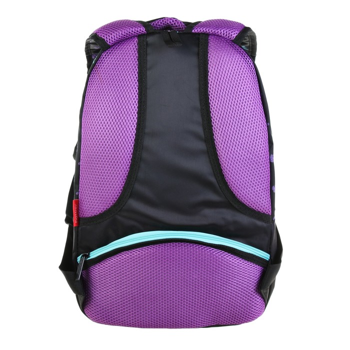 Рюкзак молодежный Hatber Street 42x30х20 см, эргономичная спинка, «Цветные совы» 
