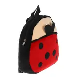 Мягкий рюкзак "Божья коровка" черные усики  - фото 2