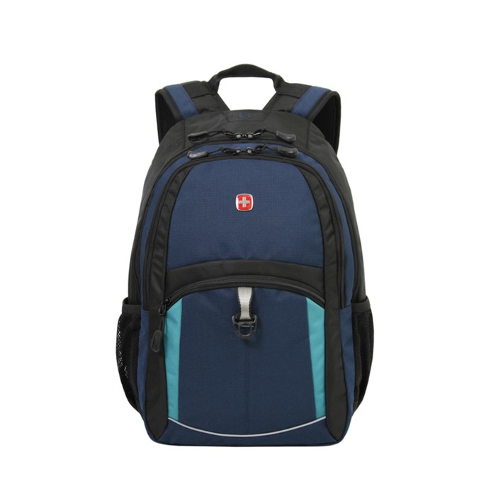 Рюкзак Wenger с отделением для ноутбука 15, 31912, 45 х 33 х 15, 22 л, синий/чёрный/бирюзовый, 600D/2 мм, рипст/фьюж 