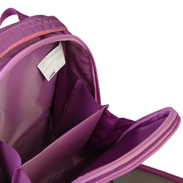 Рюкзак каркасный Luris Колибри 1 38x28x18 см, мешок для обуви, для девочки, «Собачка» 
