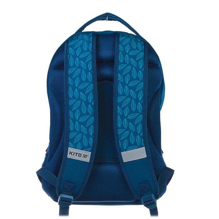 Рюкзак молодежный Kite 881 43.5x27.5х13.5 см, эргономичная спинка, синий 