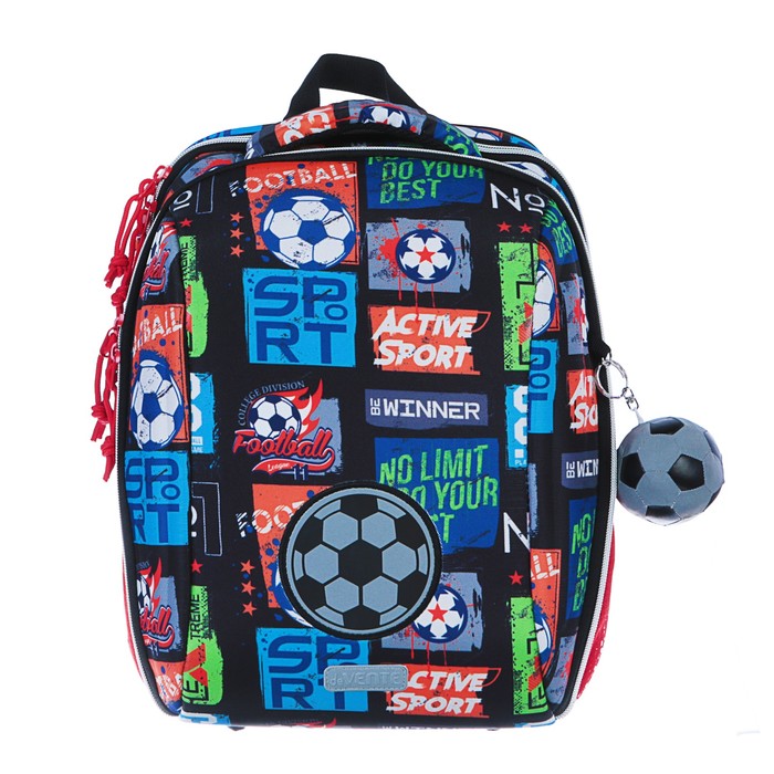 Рюкзак каркасный deVENTE Cool, 39 х 30 х 19, для мальчика, Football Sport N1 
