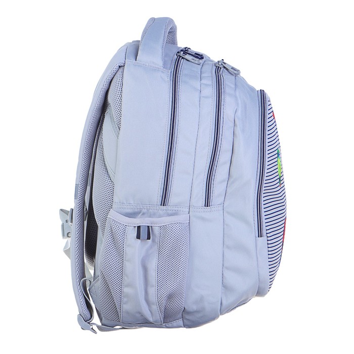 Рюкзак школьный Kite 8001, 40 х 30 х 17 см, эргономичная спинка, серый 