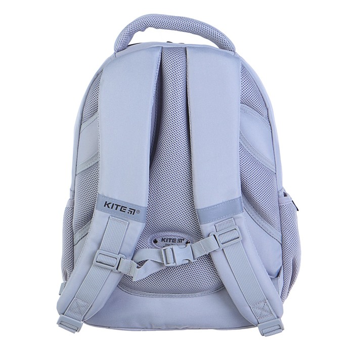 Рюкзак школьный Kite 8001, 40 х 30 х 17 см, эргономичная спинка, серый 