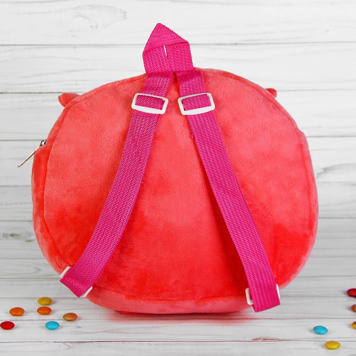Мягкий рюкзак "Совунья", цвет розовый 