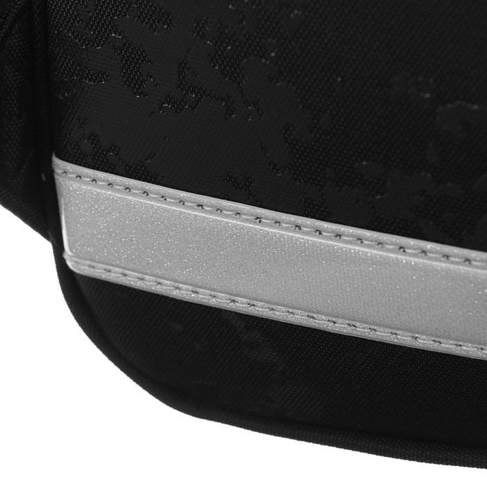Рюкзак каркасный Hatber Ergonomic 37 х 29 х 17 см, для мальчика, «Хоккей», чёрный 
