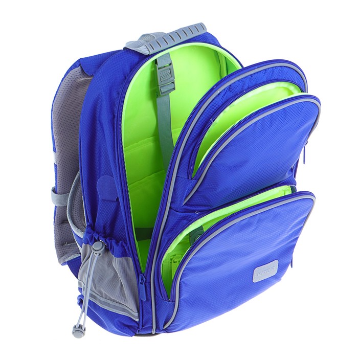Рюкзак школьный Kite 702, 38 х 28 х 15 см, эргономичная спинка, для мальчика, синий 
