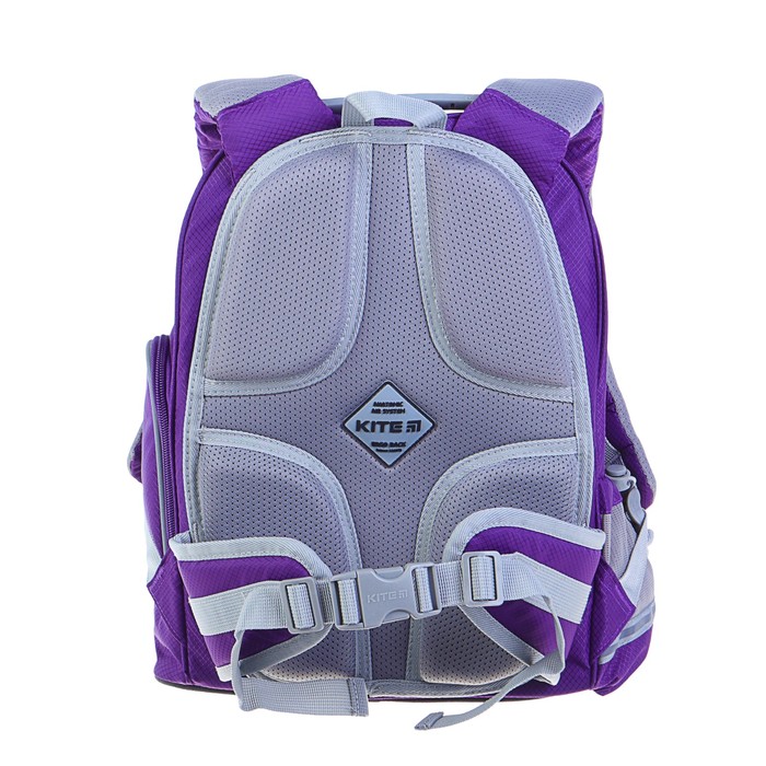 Рюкзак школьный Kite 702, 38 х 28 х 15 см, эргономичная спинка, для девочки, фиолетовый 