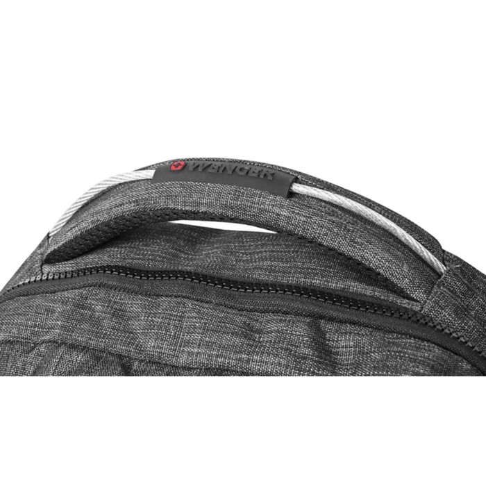 Рюкзак молодёжный, эргономичная спинка, Wenger 14, 41 х 26 х 19, 14 л, тёмно-серый 