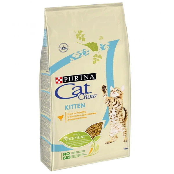 Сухой корм Cat chow Kitten для котят 15 кг