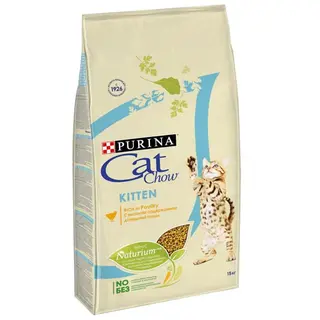 Сухой корм Cat chow Kitten для котят 15 кг