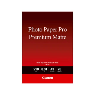 Матовая фотобумага Canon Pro Premium Matte PM-101 A3, 20 шт. 