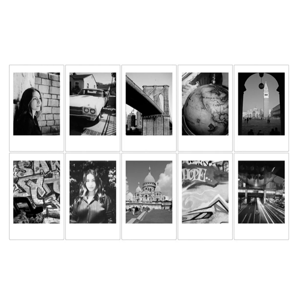 Пленка Fujifilm Instax Mini Monochrome ww1 для моментальных снимков - фото 3