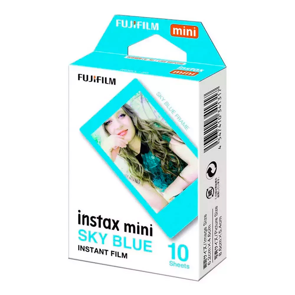 Пленка Fujifilm Instax Mini Blue Frame для моментальных снимков - фото 2