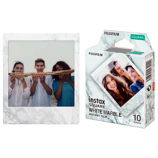 Пленка instax square whitemarble ww 1 д/момент.снимков - фото 4