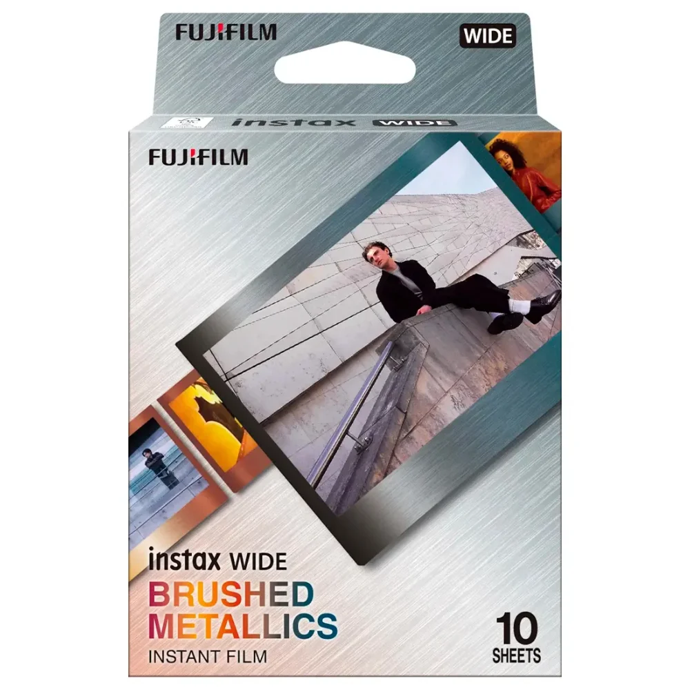 Пленка FujiFilm Instax wide brushed metal ww 1 - фото 2