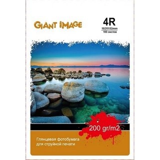 Фотобумага Giant Image GI-4R200100G 100 л глянцевая 