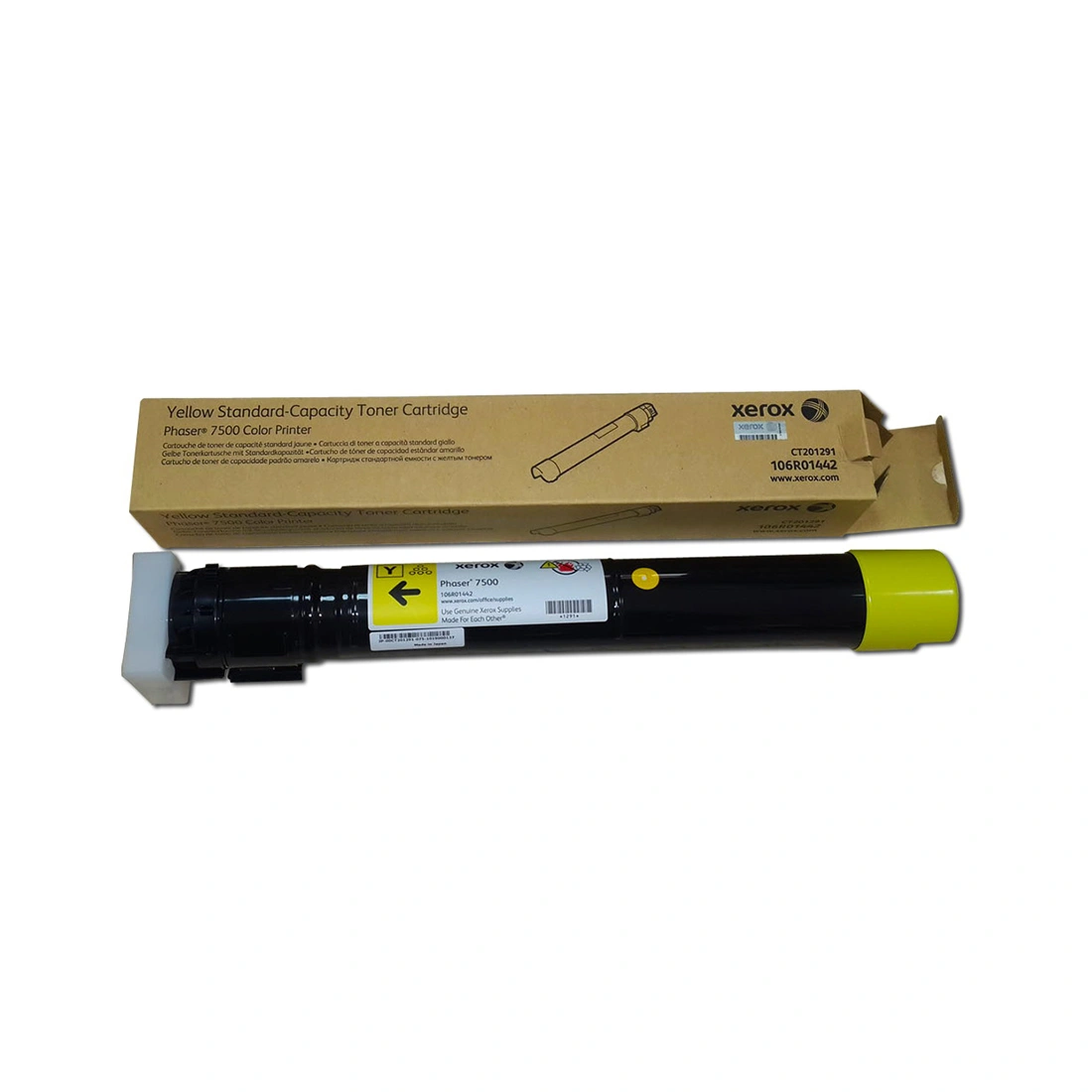 Тонер-картридж Xerox 106R01442 (жёлтый) 