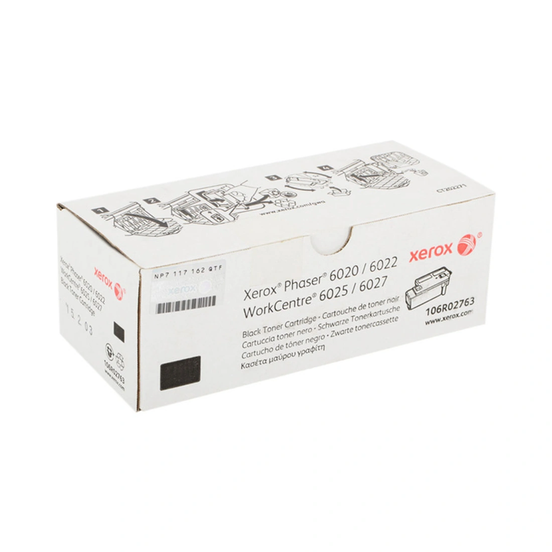 Тонер-картридж стандартной емкости, Xerox, 106R02763 (чёрный) 