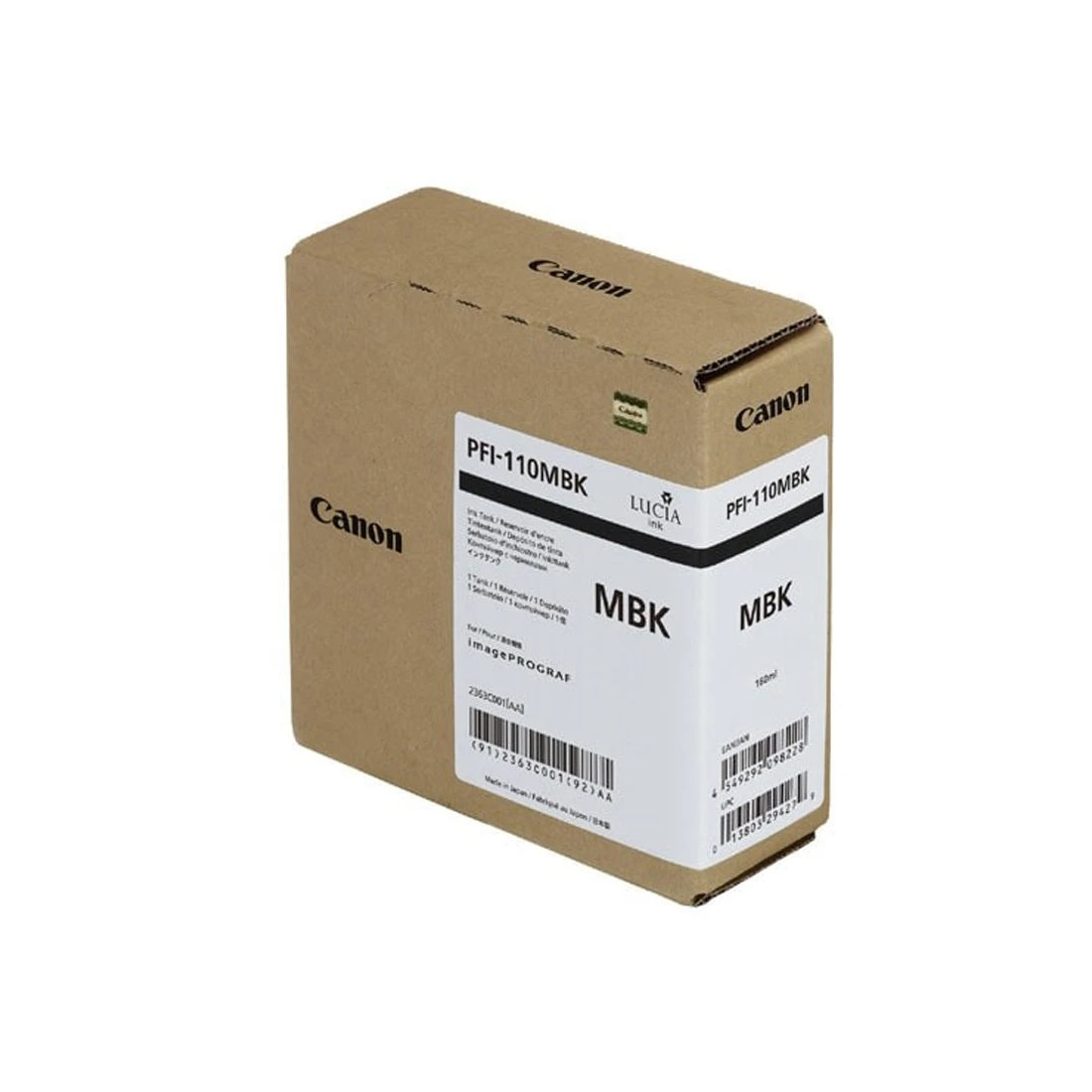 Чернильный картридж Canon PFI-110 Matte Black 2363C001