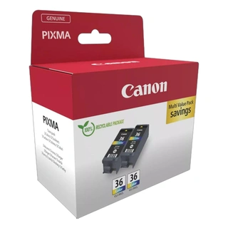 Струйный картридж Canon CLI-36 Color (Twin Pack) 1511B025AA - фото 2