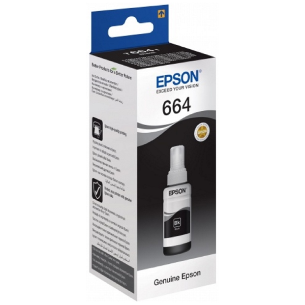 Чернила Epson L100 Black (C13T66414A)