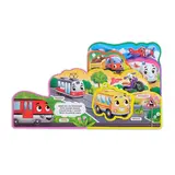 Книга EVA с пазлами «Какие бывают машины»  - фото 2