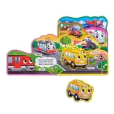 Книга EVA с пазлами «Какие бывают машины»  - фото 3