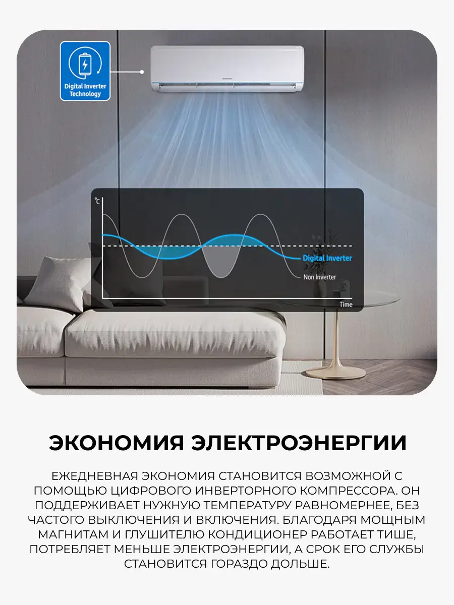 Кондиционер Samsung AR12TXHQASINUA - фото 9