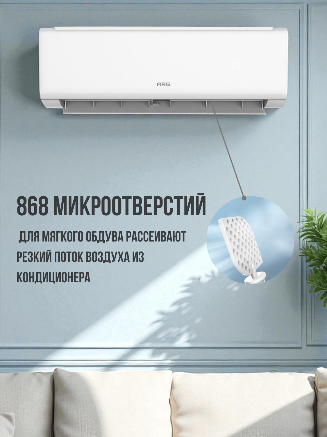 Кондиционер ARG SoftWind CSD-12EA - фото 3