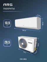 Кондиционер ARG SoftWind CSD-18EA - фото 8