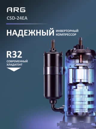Кондиционер ARG SoftWind CSD-24EA - фото 4