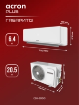 Кондиционер Acron Plus CSH-09DO - фото 7
