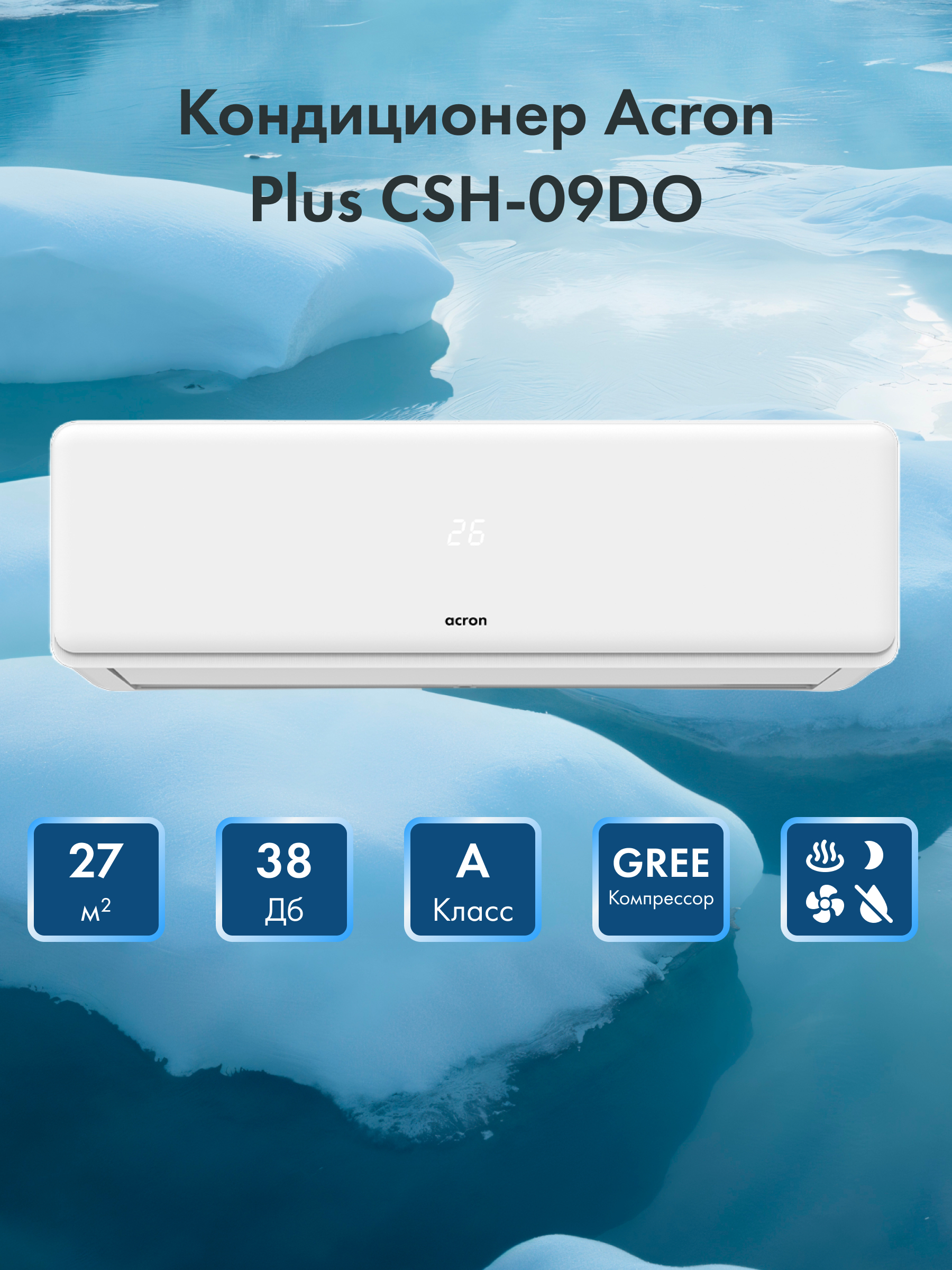 Кондиционер Acron Plus CSH-12DO - фото 3