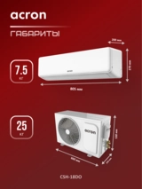 Кондиционер Acron Plus CSH-18DO - фото 9
