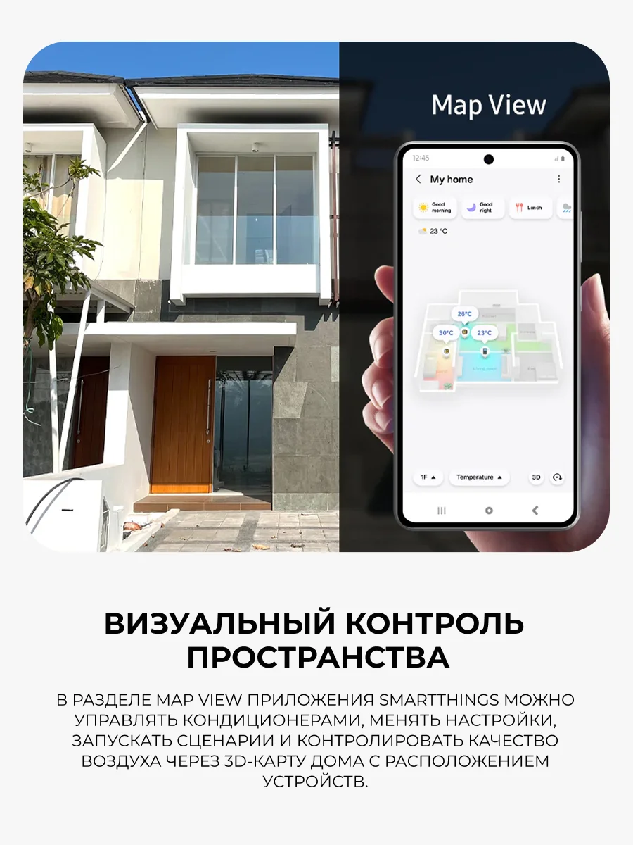 Кондиционер Samsung WindFree AR60F12C1DWNER+AR60F12C1DWXER - фото 13