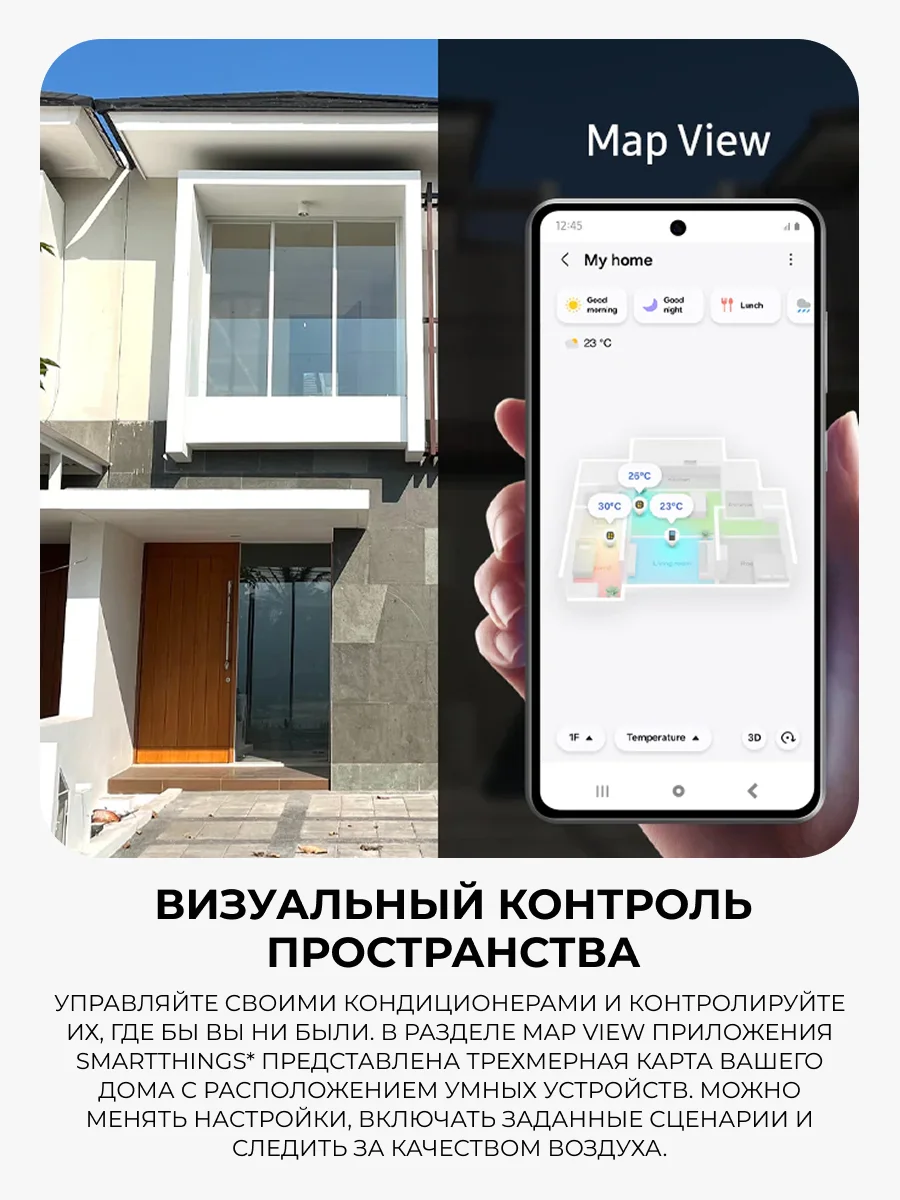 Кондиционер Samsung WindFree AR60F12C1DWNER+AR60F12C1DWXER - фото 10