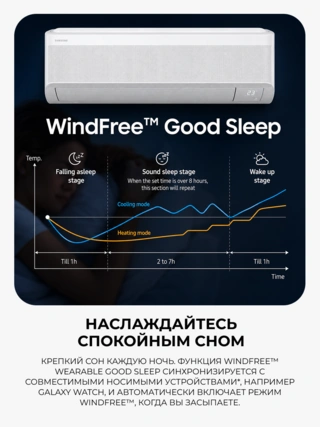 Кондиционер Samsung WindFree AR60F12C1DWNER+AR60F12C1DWXER - фото 4