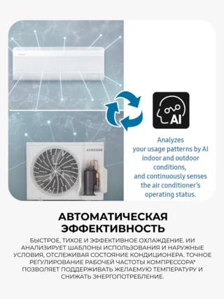Кондиционер Samsung WindFree AR60F24C1DWNER+AR60F24C1DWXER - фото 6